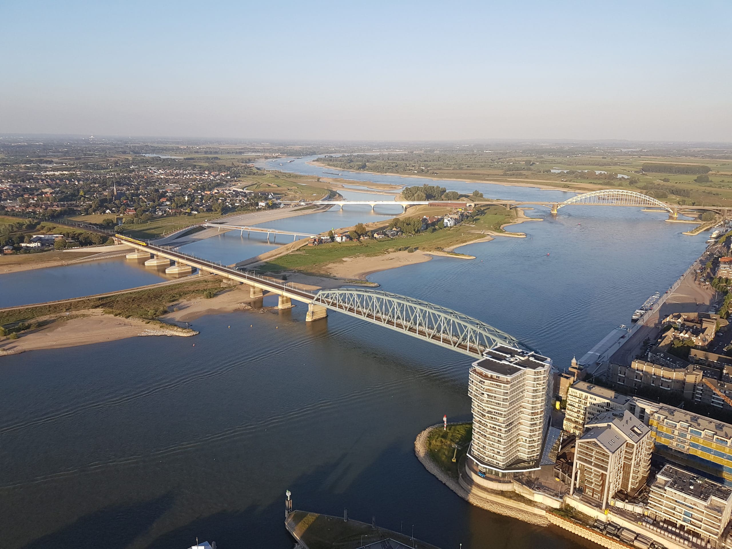 Prive ballonvaart Arnhem en Nijmegen
